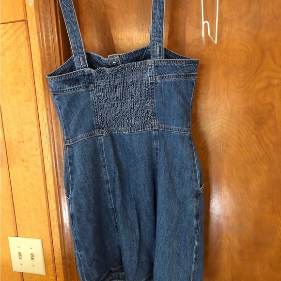 Levi's Blue Buttoned Overall Sundress Mini Small NWT - Picture 3 of 7